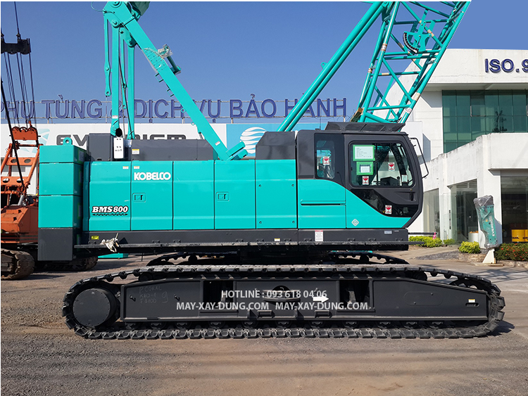 KOBELCO BMS800, cần cẩu bánh xích KOBELCO sức nâng 80 tấn, mới 100%, sản xuất: Nhật Bản